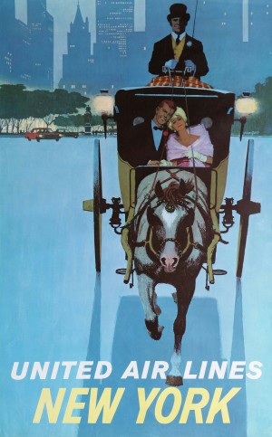 United Airlines Poster for New York City